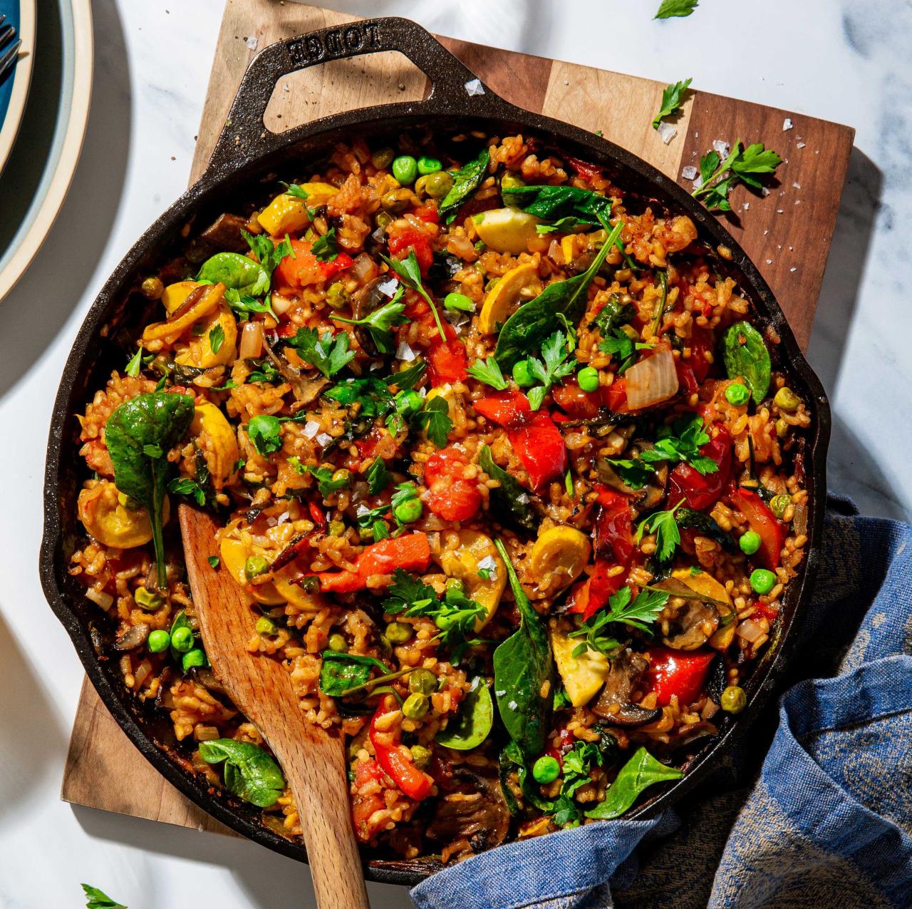 Best Vegetarian Paella Recipe - How to Make Vegetarian Paella