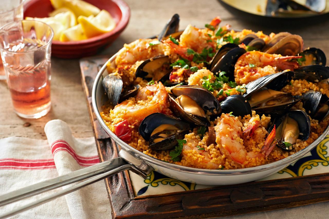 Couscous With Mussels and Shrimp