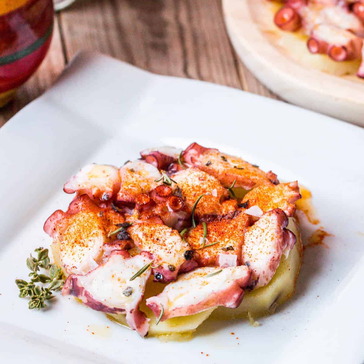 Pulpo a la Gallega (Galician Style Octopus) - Oh, The Things We'll Make!