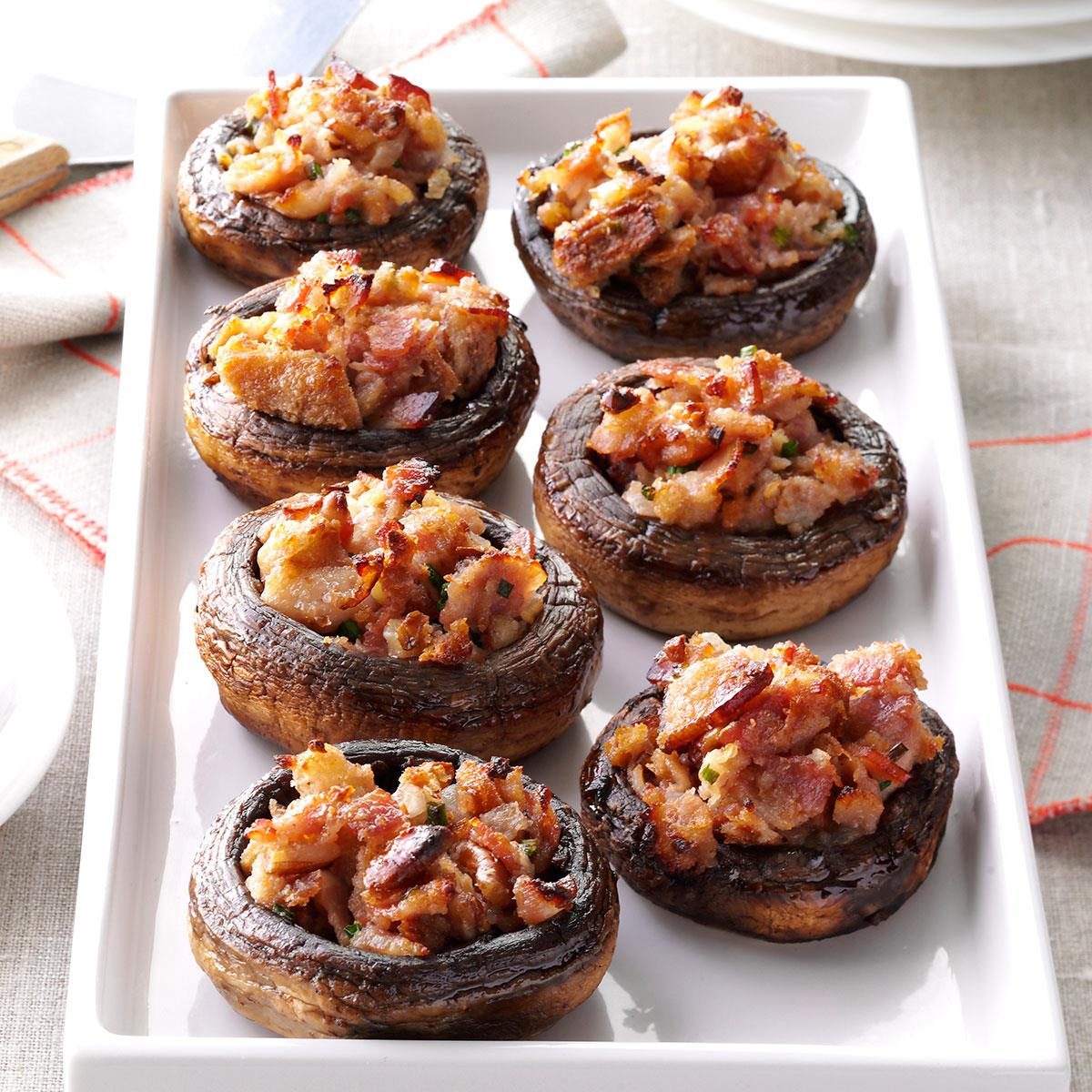 How to make Bacon and Fontina Stuffed Mushrooms