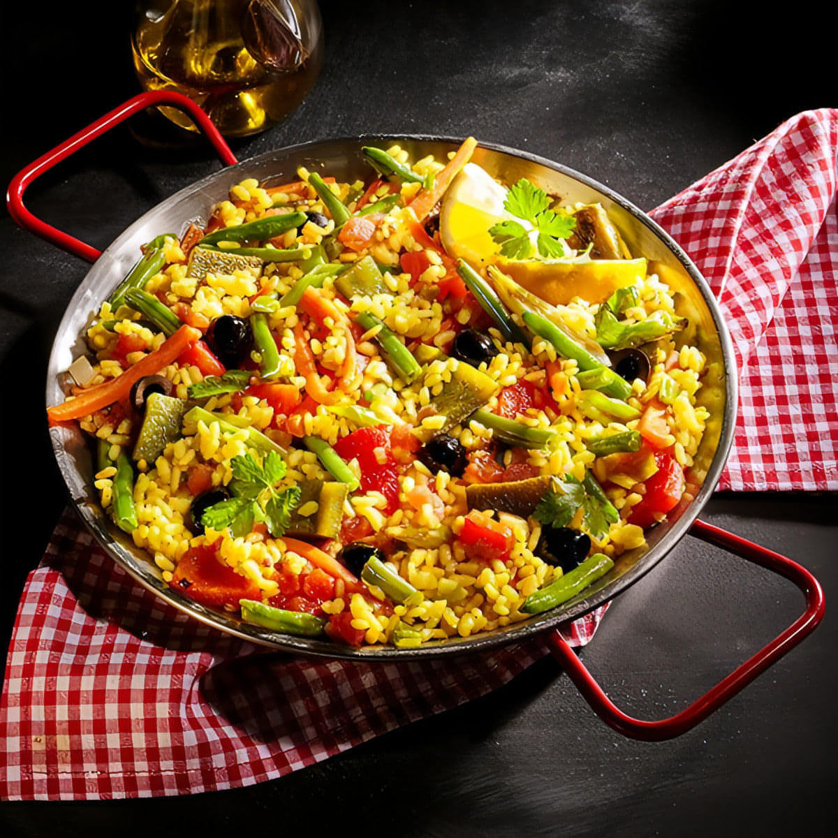 Paella Vegetariana -Vegetarian/Vegan