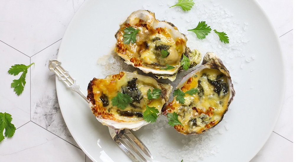 Creamy Garlic Baked Oysters In The Shell | Quick And Easy - Recipe Winners