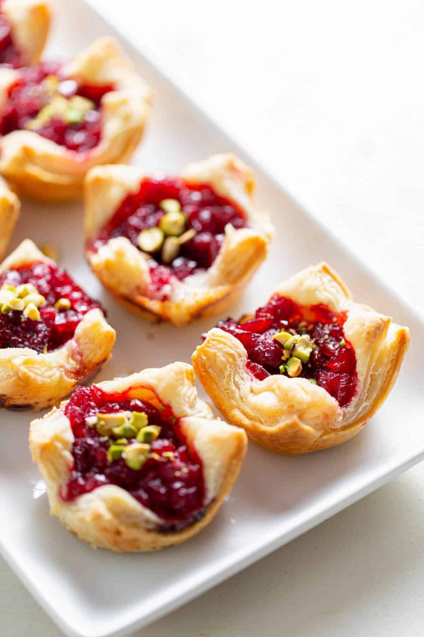 CRANBERRY BRIE BITES - Spoonful of Flavor